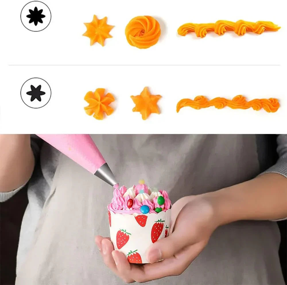 Cake Decorating Nozzles Set (36Pcs)