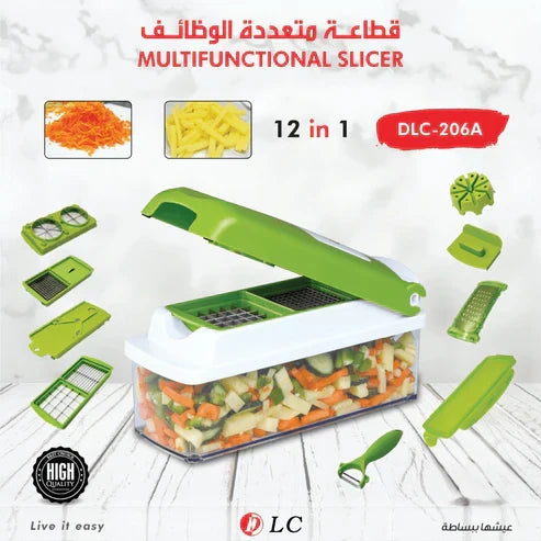 DLC - 12-in-1 Multifunction Vegetable Cutter