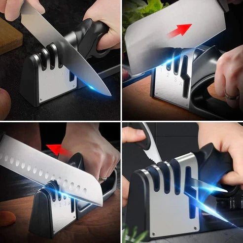DLC - 4-in-1 Knife Sharpener