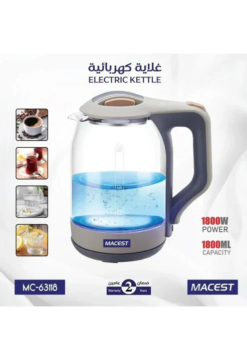 Macest - Electric Glass Kettle