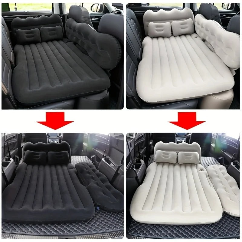 Car Travel Bed Air Inflatable Mattress Back Seat Rest Cushion