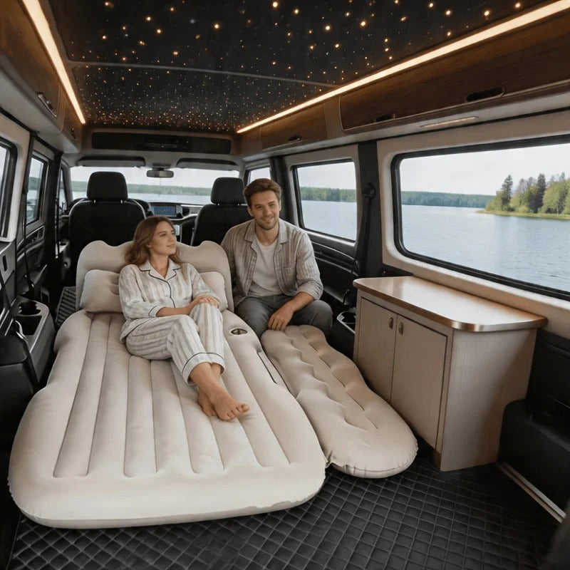 Car Travel Bed Air Inflatable Mattress Back Seat Rest Cushion